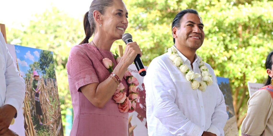 Desde Chiapas, Claudia Sheinbaum refrenda su compromiso con el campo, la cooperación internacional y la soberanía alimentaria
