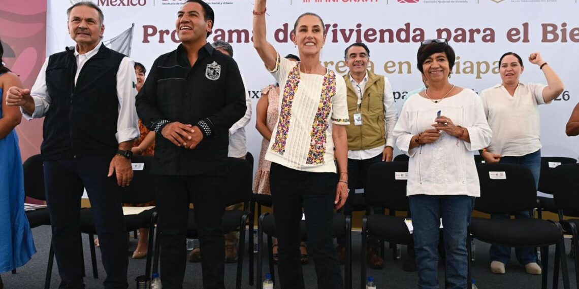 Claudia Sheinbaum fortalece el acceso a la vivienda y la conectividad en Chiapas
