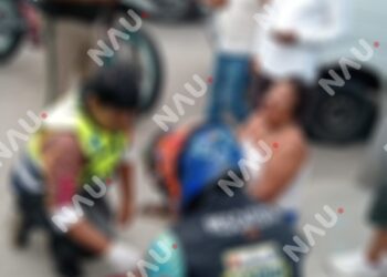 Mujer resulta lesionada tras ser atropellada en el Boulevard Akishino de Tapachula