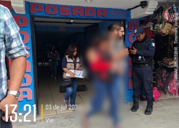 Rescatan a menor de edad durante operativo de suspensión en la Posada Azul en San Cristóbal