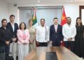 Eduardo Ramírez se reúne con el embajador Extraordinario y Plenipotenciario de China en México, Chen Daojiang