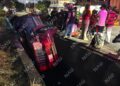 Menor de edad pierde el control de camioneta y termina dentro de dren pluvial en Tapachula
