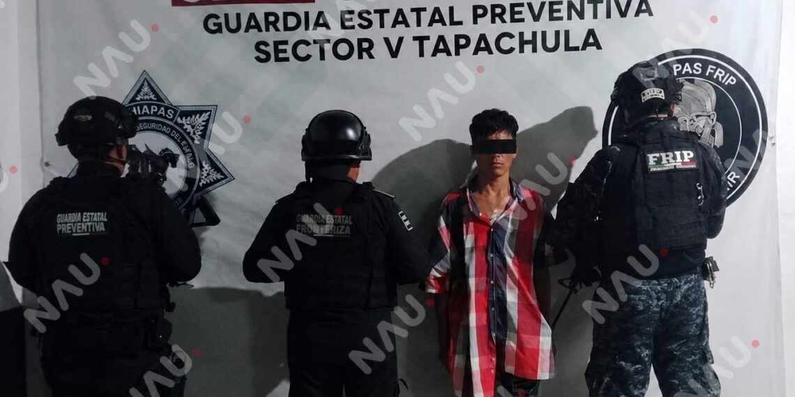 Detienen a joven por presunta posesión de marihuana en Tapachula