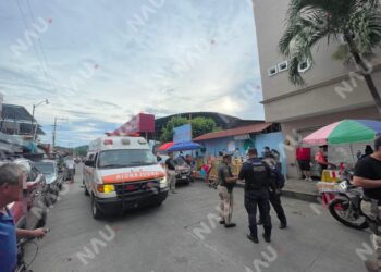 Motociclista resulta lesionado tras derrapar en la zona sur de Tapachula