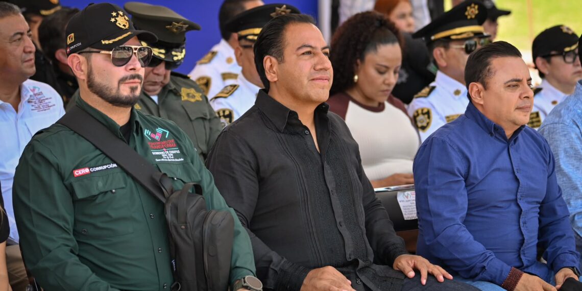 Con más patrullas y uniformes, Eduardo Ramírez fortalece a la Secretaría de Seguridad del Pueblo