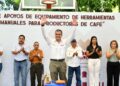 Yamil Melgar fortalece la cafeticultura con apoyos a productores