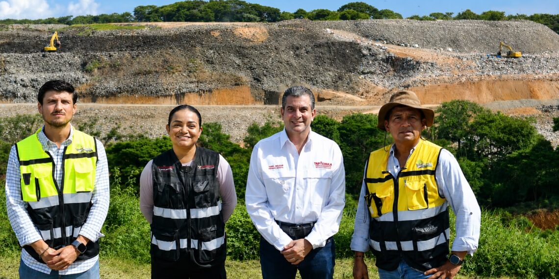 Tapachula consolida la transformación de su Relleno Sanitario: Yamil Melgar.
