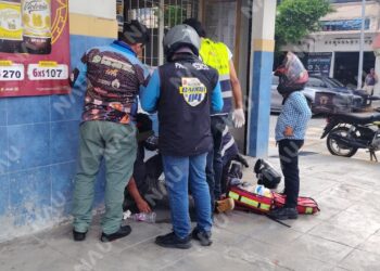 Hombre termina lesionado tras presunta agresión en calles del centro de Tapachula