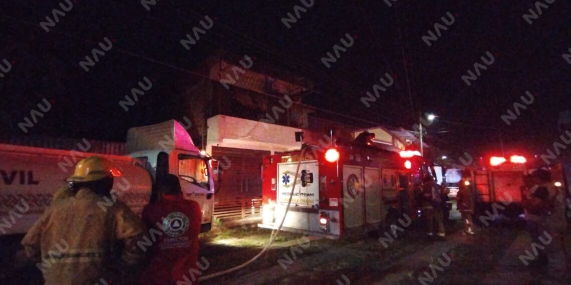 Incendio en vivienda de la colonia Francisco Villa deja daños materiales; no hubo lesionados