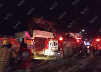 Incendio en vivienda de la colonia Francisco Villa deja daños materiales; no hubo lesionados