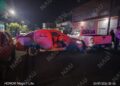 Conductor presuntamente en estado inconveniente provoca choque múltiple en Tapachula; intentó huir y fue detenido