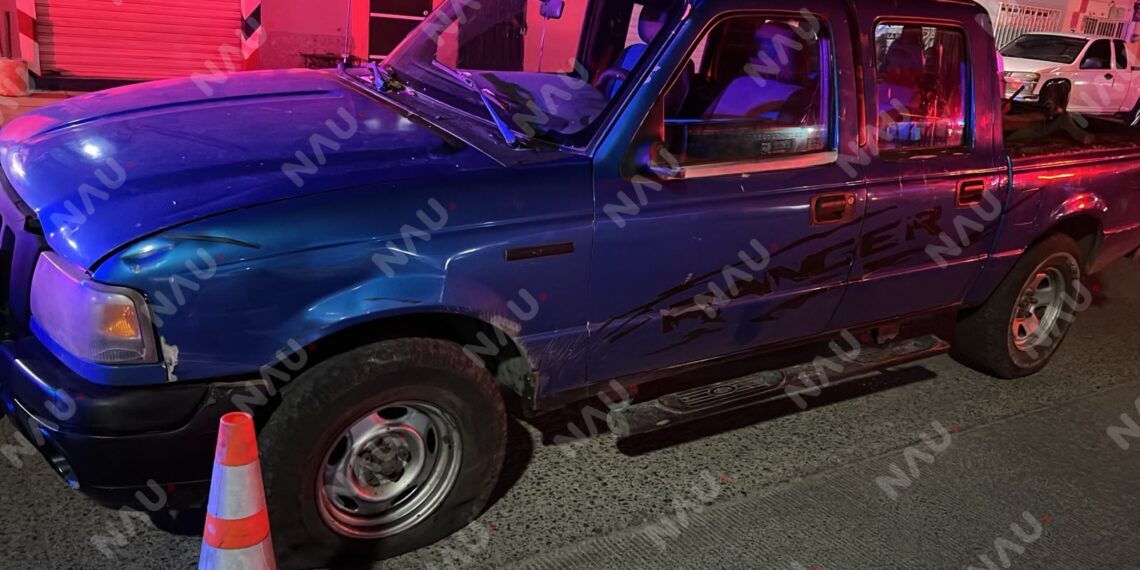 Motociclista resulta lesionado tras accidente con camioneta en la colonia Pintoresco de Tapachula