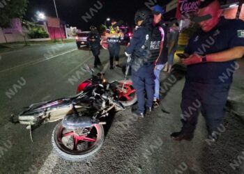 Motociclista resulta gravemente lesionado tras choque con taxi de la ruta Aeropuerto en Tapachula