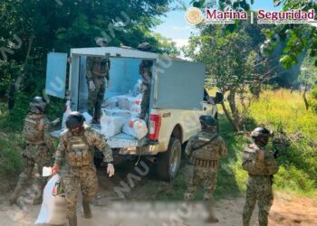 Aseguran más de 800 kilos de presunta cocaína en vehículo abandonado en Tonalá; golpe al crimen supera los 181 millones de pesos