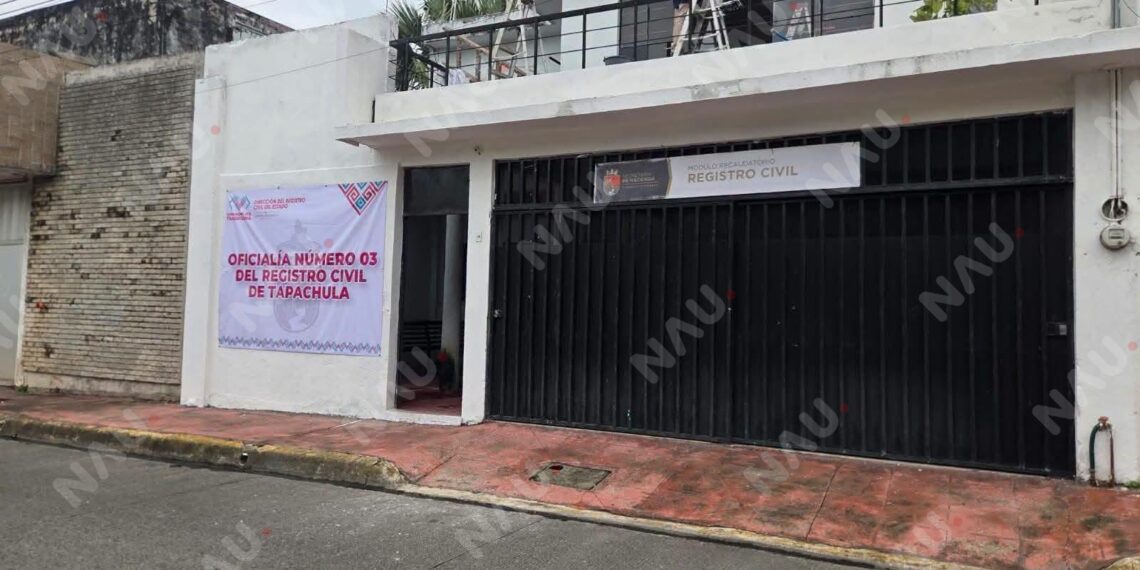 Registro Civil de Tapachula cambia temporalmente de sede tras daños provocados por el sismo