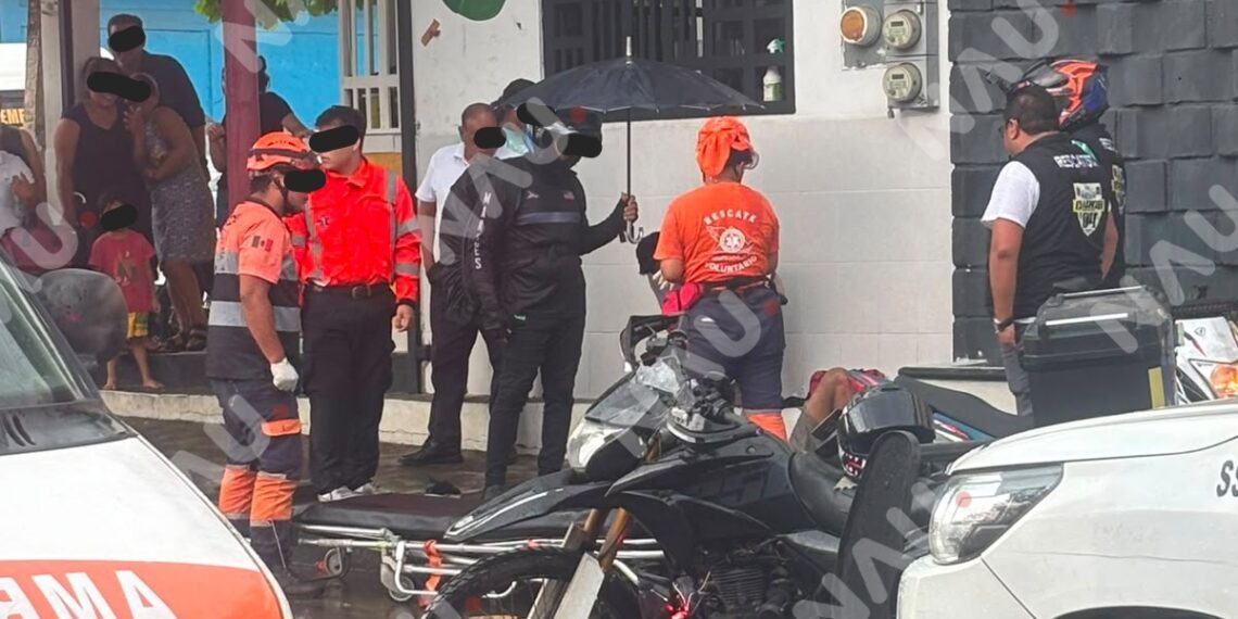 Adulto mayor resulta lesionado tras ser atropellado por motociclista que huyó en Tapachula