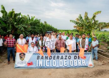 Inicia rehabilitación de sistema de riego en La Libertad para fortalecer el campo de Suchiate