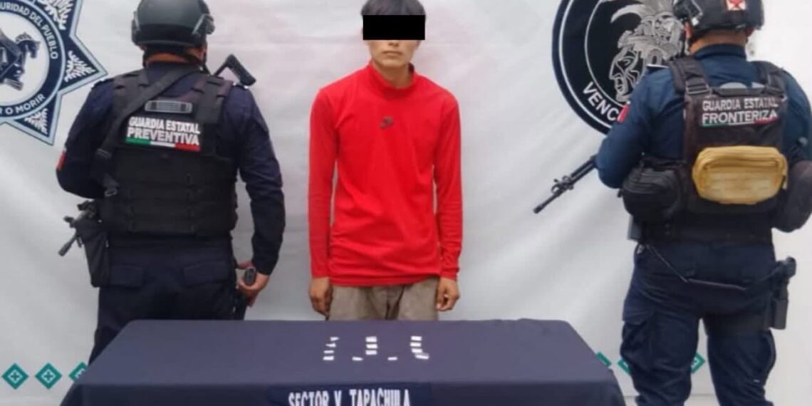 Detienen en Tapachula a guatemalteco con presunta droga; autoridades lo vinculan con el Cártel de Sinaloa