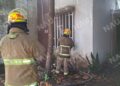 Incendio en vivienda moviliza a cuerpos de emergencia en la colonia Carmen Maravillas de Tapachula