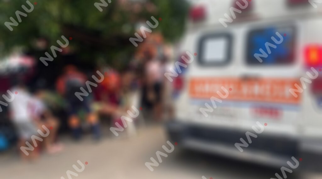 Motociclista y menor de edad resultan lesionados tras accidente con taxi en la colonia La Sierra de Tapachula