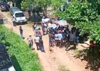 Tensión durante diligencia de desalojo en la colonia Las Conchitas de Tapachula