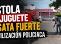 Pistola de juguete desata fuerte movilización policiaca; adulto mayor desaparece tras el reporte en Tapachula