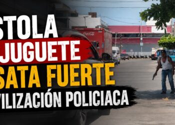 Pistola de juguete desata fuerte movilización policiaca; adulto mayor desaparece tras el reporte en Tapachula