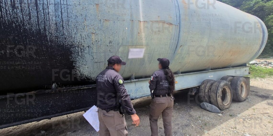 ASEGURA FGR RETROEXCAVADORAS EN CATEO Y DETIENE A CINCO PERSONAS POR SUSTRACCIÓN DE ARENA