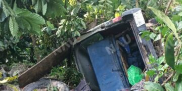 Fatal volcadura de colectivo en la Ruta del Café deja un fallecido y varios lesionados