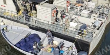 Aseguran 1.5 toneladas de presunta cocaína frente a las costas de Chiapas; golpe supera los 335 millones de pesos