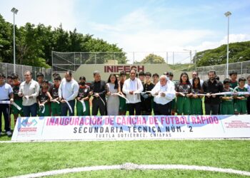 Eduardo Ramírez fortalece la educación y amplía espacios deportivos para estudiantes de Chiapas