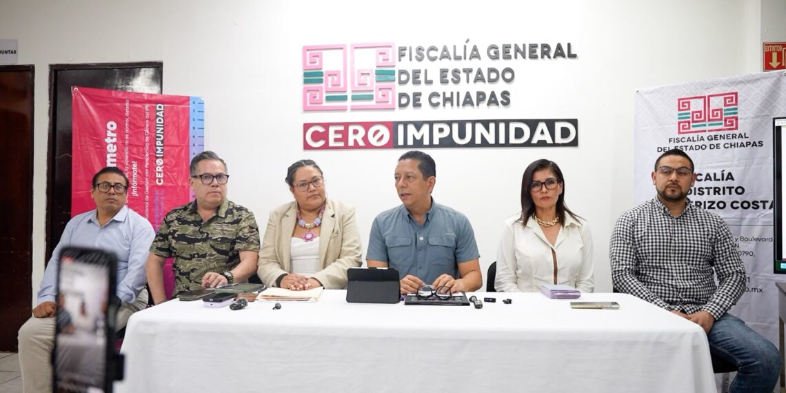 Fiscal General anuncia despliegue de más de 100 servidores públicos para fortalecer investigación y prevención en la Costa y el Soconusco*