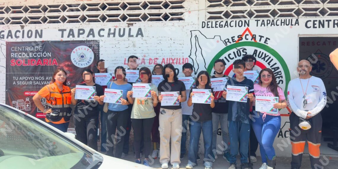 Grupo SAE concluye con éxito curso de verano de primeros auxilios en Tapachula