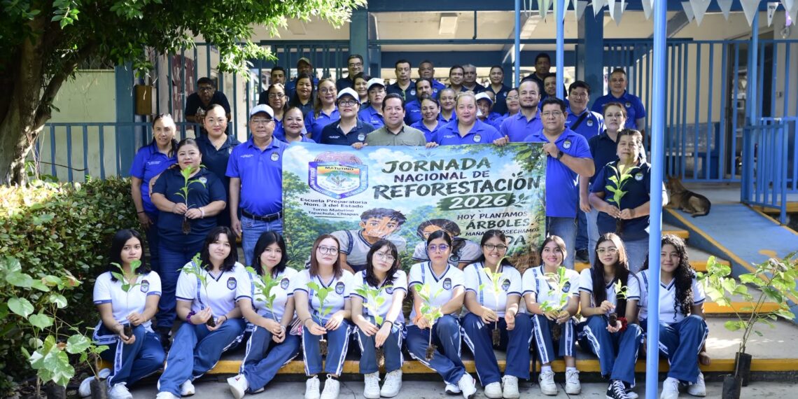 Se unen 45 prepas y 20 Telebachilleratos de Chiapas para Reforestar
