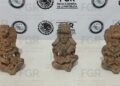 ASEGURA FGR EN CHIAPAS TRES PIEZAS CON CARACTERÍSTICAS ARQUEOLÓGICAS Y DETIENE A UNA PERSONA EN COMITÁN
