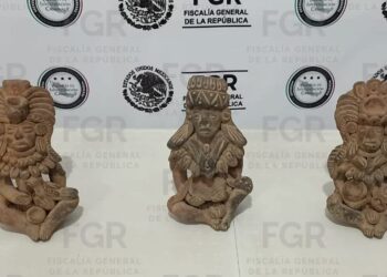 ASEGURA FGR EN CHIAPAS TRES PIEZAS CON CARACTERÍSTICAS ARQUEOLÓGICAS Y DETIENE A UNA PERSONA EN COMITÁN