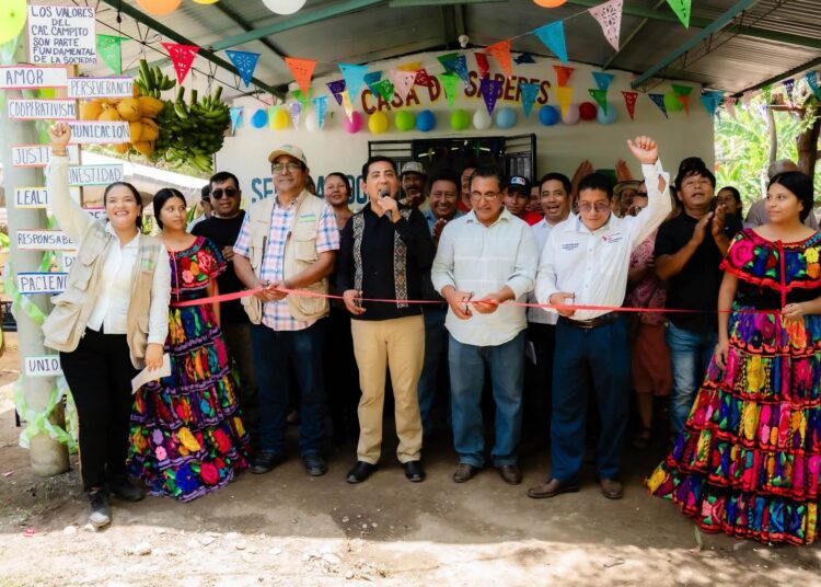 Inauguran Casa de Saberes de la CAC “El Campito-Nuevo Dorado” en Suchiate