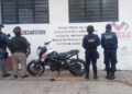Aseguran motocicleta con reporte de robo en Guatemala, en el municipio de Motozintla