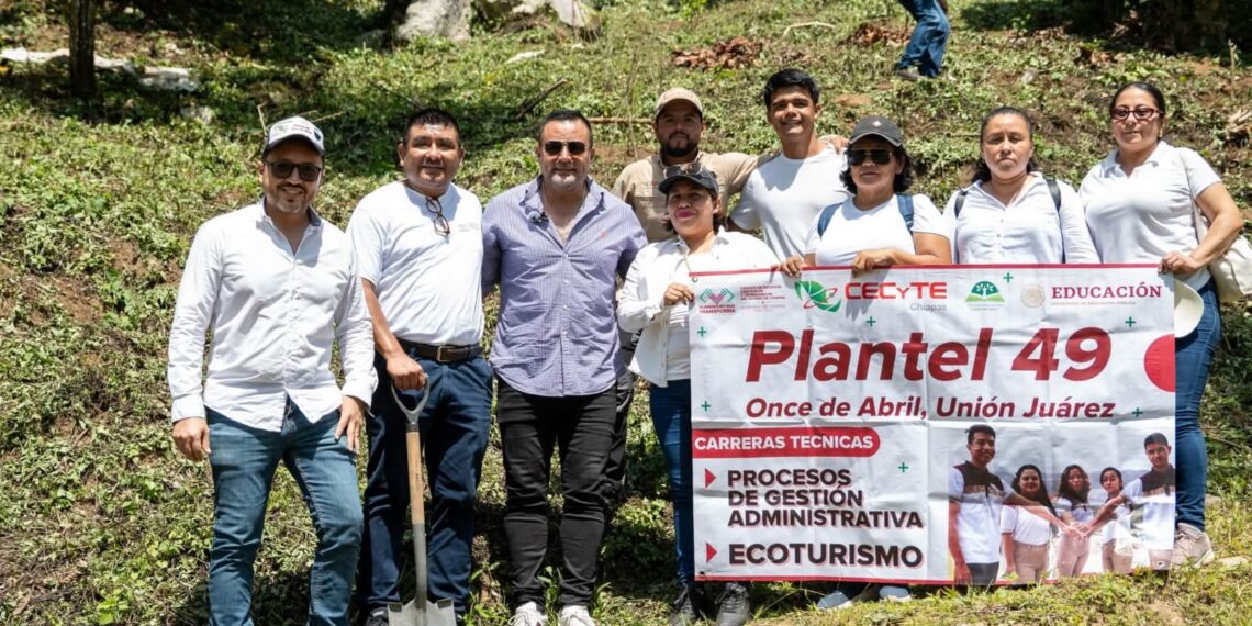 Unión Juárez se suma a Jornada Nacional de Reforestación convocada por Claudia Sheinbaum y Eduardo Ramírez Aguilar.