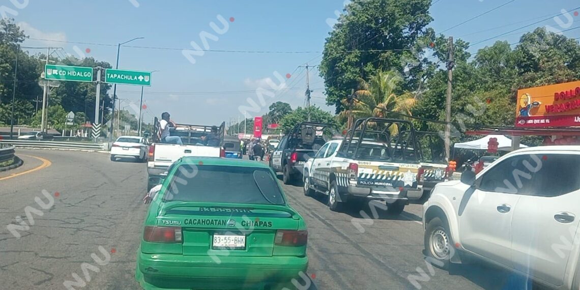 Conductora huye tras atropellar y matar a mujer en la carretera Tuxtla Chico–Tapachula