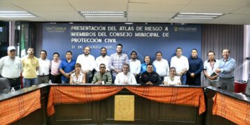 TRAS 10 AÑOS SIN ACTUALIZARSE, YAMIL MELGAR PRESENTA ATLAS DE RIESGO ANTE CONSEJO DE PC
