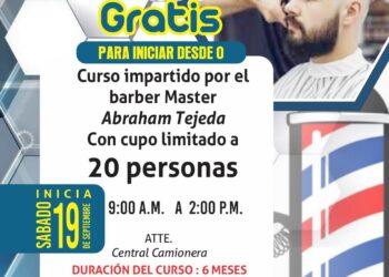 Anuncia Frente del Transporte segundo curso gratuito de barbería básica en Tapachula