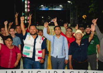 Inauguran pavimentación con concreto hidráulico en acceso principal a Ciudad Hidalgo