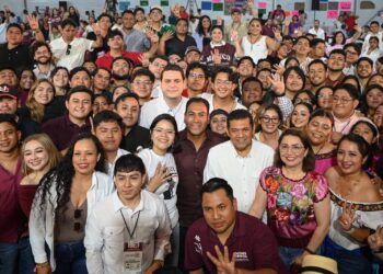Eduardo Ramírez participa en clausura del 4º Campamento Nacional de Formación Política para Jóvenes de Morena
