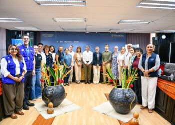 Yamil Melgar fortalece la cooperación humanitaria en Tapachula