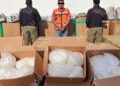 Aseguran casi dos toneladas de marihuana y metanfetamina ocultas en paquetes de dulces en Tabasco