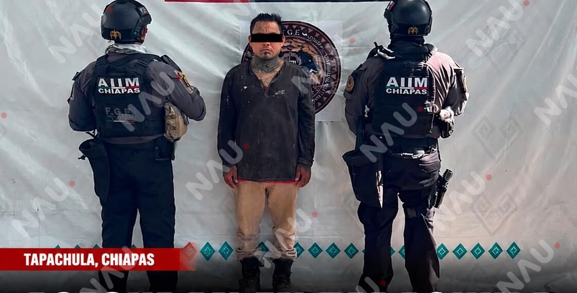 Aseguran en Tapachula a salvadoreño señalado como presunto integrante de la Barrio 18