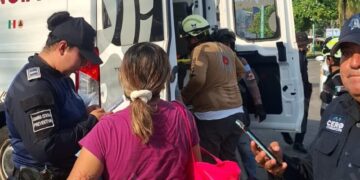 Menor de 10 años resulta lesionado en accidente entre motoneta y camioneta en Tapachula