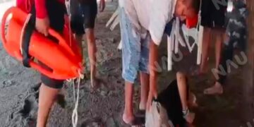 Corriente de resaca pone en peligro a adolescente en playa San Benito