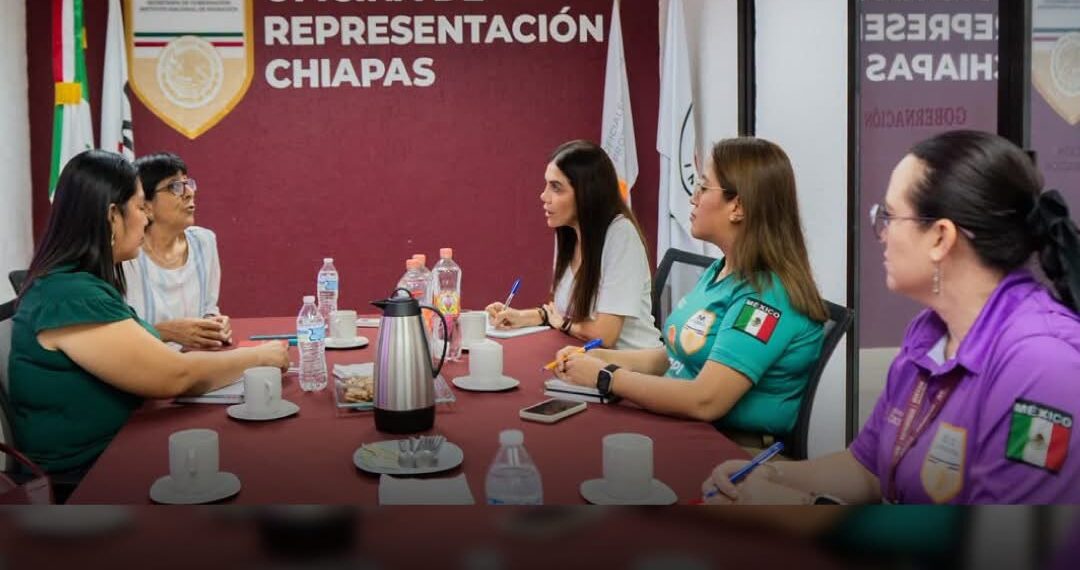 INM Chiapas y Sistema Estatal DIF unen esfuerzos por la protección de #NNA migrantes. 🤝🏛️